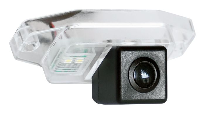 OEM rear view camera Incar VDC-029 AHD Toyota Prado 120 (Asia) with a spare wheel on the door