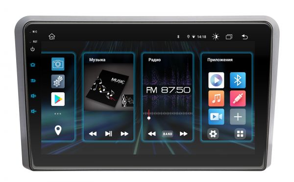 Штатна магнітола Incar DTA2-1540 для Audi A3 2003-2012 Штатна магнітола Incar DTA2-1540 для Audi A3 2003-2012