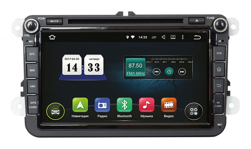 Штатная магнитола Incar TSA-8684A9 для Volkswagen Passat B6, B7, CC Штатная магнитола Incar TSA-8684A9 для Volkswagen Passat B6, B7, CC