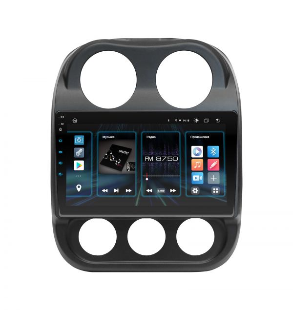 Штатная магнитола Incar DTA2-2482 для Jeep Compass 2011-2016, Patriot 2007-2016