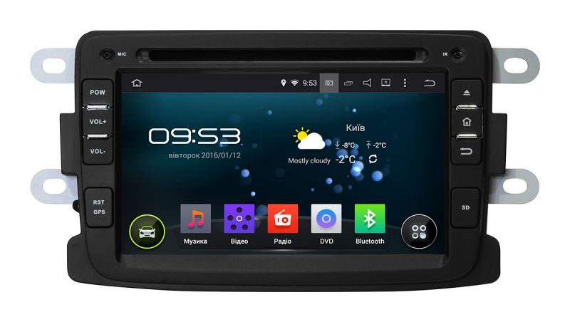 Штатная магнитола Incar AHR-7083A4 для Renault Duster Штатная магнитола Incar AHR-7083A4 для Renault Duster