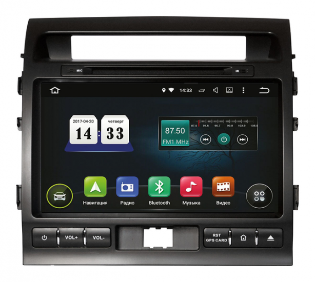 Штатная магнитола Incar AHR-2280A5 для Toyota Land Cruiser 200 2007-2015 Штатная магнитола Incar AHR-2280A5 для Toyota Land Cruiser 200 2007-2015