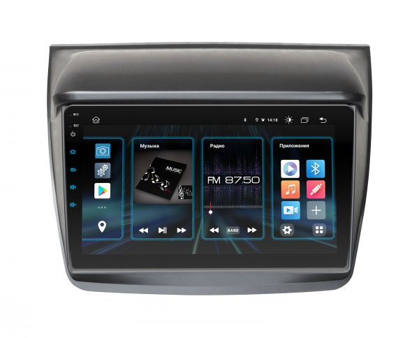 Head unit Incar DTA2-6121 for Mitsubishi Pajero Sport 2008-2015, L200 2006-2015