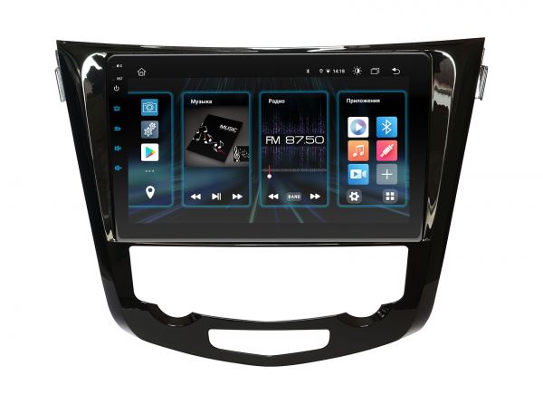 Head unit Incar DTA2-6210 for Nissan X-Trail 2014+, Qashqai 2014+ Climat