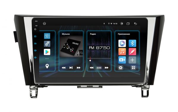 Head unit Incar DTA2-6211 for Nissan X-Trail 2014+, Qashqai 2014+
