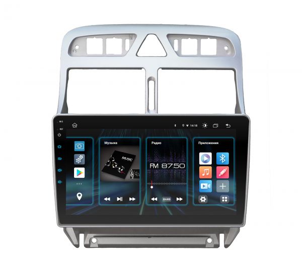 Штатна магнітола Incar DTA2-7005 для Peugeot 307