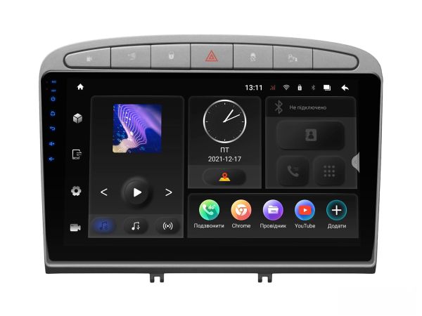 Head unit Incar TMX-7003 for Peugeot 308 2007-2013, 408 2011+ Silver