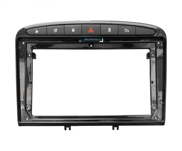 Transition frame Incar RFR-FC244 for Peugeot 308 2007-2013, 408 2011+ Black