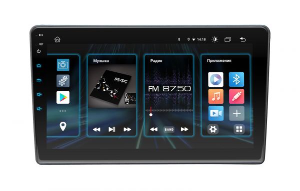 Head unit Incar DTA2-1405 for Renault Duster 2015-2017