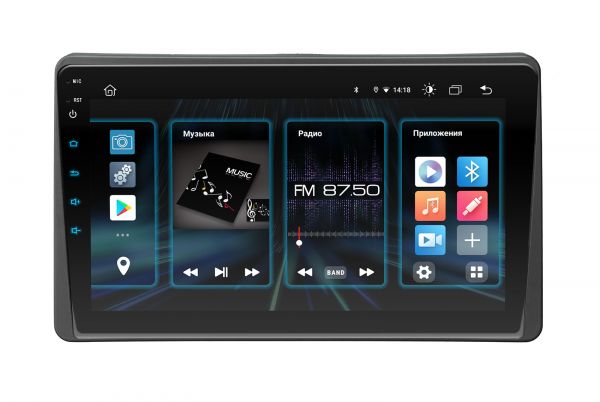 Head unit Incar DTA2-1406 for Renault Duster 2018-2020