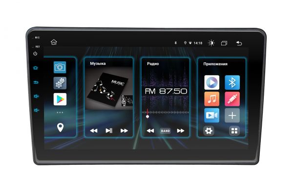 Head unit Incar DTA2-1402 for Renault Duster 2010+, Sandero 2012+, Logan 2013+, Symbol 2013+, Captur 2013+, Trafic 2014+, Dokker 2012+, Lodgy 2012+