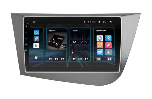 Head Unit Incar DTA2-1089 for Seat Leon 2005-2012