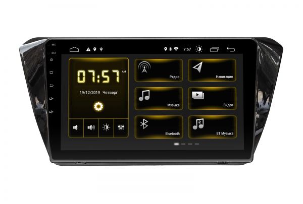 Head unit Incar DTA-1073 for Skoda SuperB 2015+