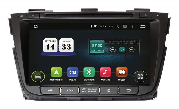 Head unit Incar AHR-1883A8 for Kia Sorento 2013+