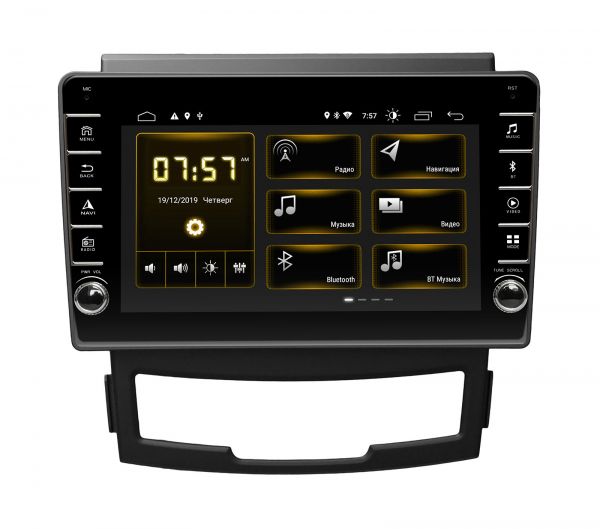 Head unit Incar DTA-5009R for Ssang Yong Action 2011-2013, Korando 2010-2013