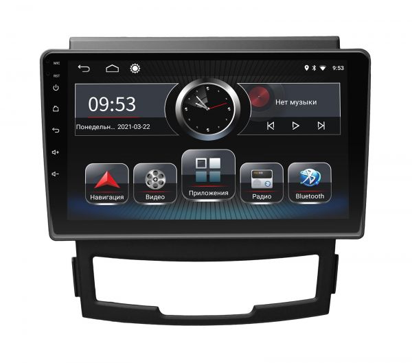 Head unit Incar PGA2-5009 for SsangYong Actyon 2011-2013, Korando 2010-2013
