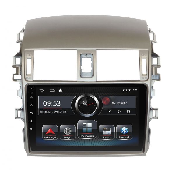 Head unit Incar PGA2-1441 for Toyota Corolla 2009–2012