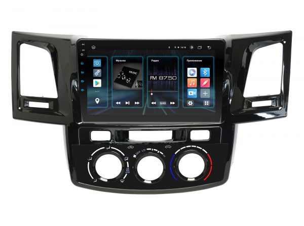 Штатна магнітола Incar DTA2-2337 для Toyota Hilux 2011-2015, Fortuner 2011-2015