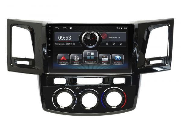 Head unit Incar PGA2-2337 for Toyota Hilux 2011-2015, Fortuner 2011-2015