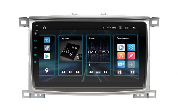 Штатная магнитола Incar DTA2-2325 для Toyota Land Cruiser 100 (J105) 2003-2008