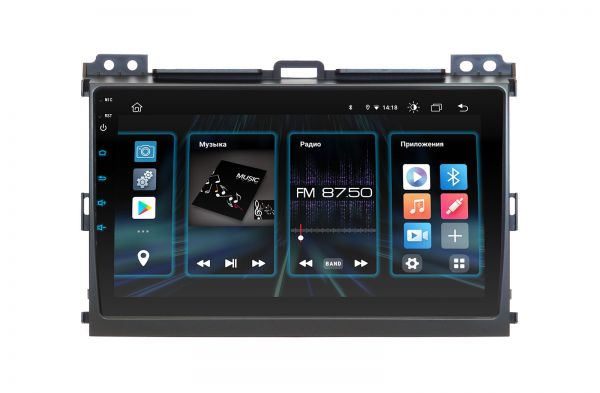 Head unit Incar DTA2-2209 for Toyota Prado 120 2002-2009