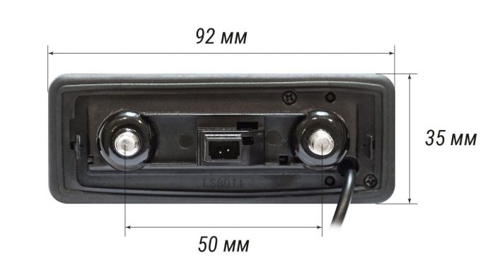 Rear view camera Incar VDC-084 Skoda Fabia II (2007-2014), Octavia A5 (2004-2013), Roomster (2006-2015), SuperB