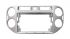 Transition frame Incar RVW-FC580 for Volkswagen Tiguan 2011-2016 Silver