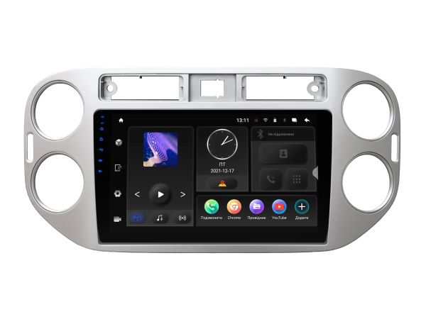 Head unit Incar TMX-1076 for Volkswagen Tiguan 2011-2016 Silver