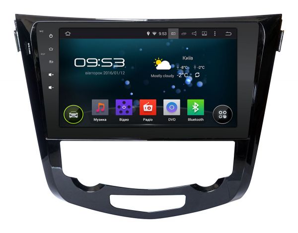Штатна магнітола Incar AHR-6281A4 для Nissan Qashqai, X-Trail 2014+ Climat Штатна магнітола Incar AHR-6281A4 для Nissan Qashqai, X-Trail 2014+ Climat