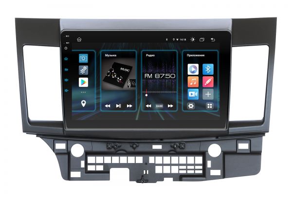 Head unit Incar DTA2-6102 for Mitsubishi Lancer X 2007-2019