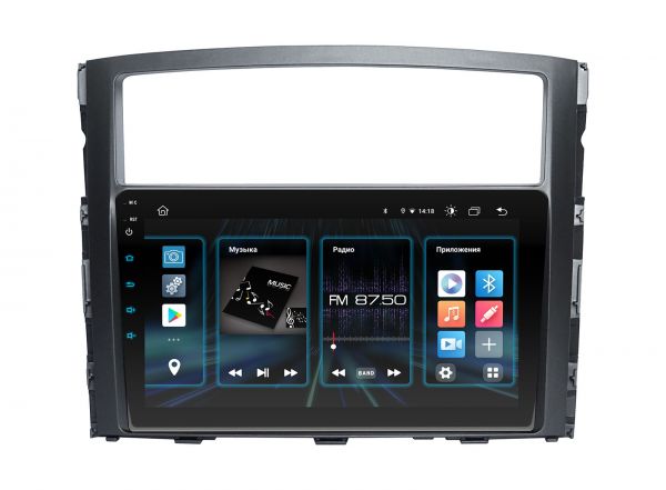 Head unit Incar DTA2-6104 for Mitsubishi Pajero IV 2007+