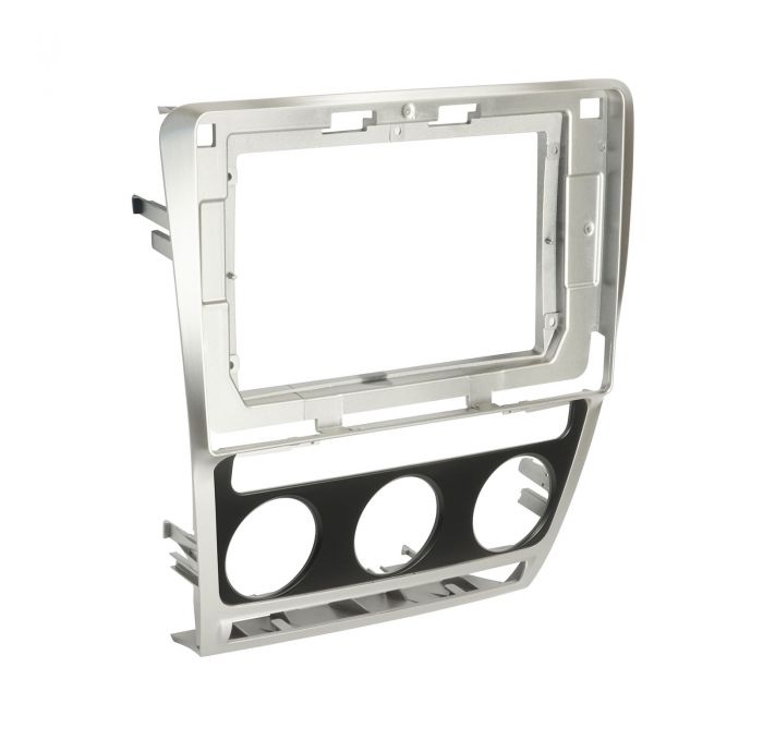 Transition frame Incar RAU-FC482 for Skoda Octavia A5 silver