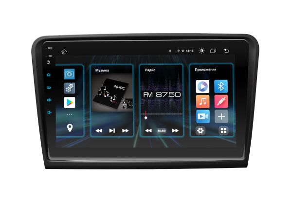 Штатна магнітола Incar DTA4-1072 для Skoda Superb 2008-2014