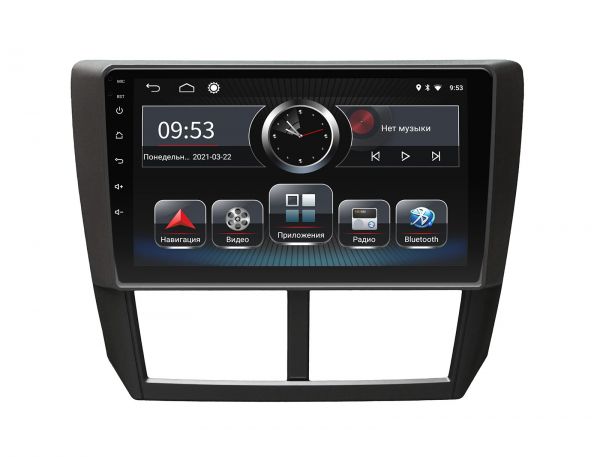 Штатная магнитола Incar PGA2-5010 для Subaru Forester 2008-2012, Impreza 2007-2012