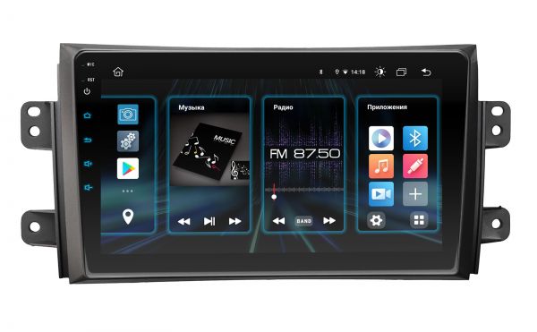 Head unit Incar DTA2-0703 for Suzuki SX4 2007-2013 Head unit Incar DTA2-0703 for Suzuki SX4 2007-2013