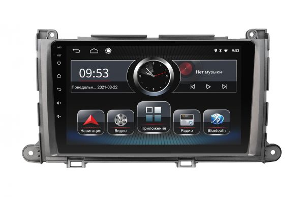 Head unit Incar PGA2-2316 for Toyota Sienna 2010–2014