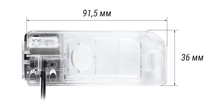 Штатна камера заднього виду Incar VDC-067 Mitsubishi ASX (2010+), Citroen C4 Aircross (2012+), Peugeot 4008