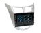 Head unit Incar DTA-9301R for Hyundai Accent 2011+